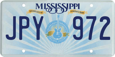 MS license plate JPY972