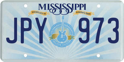 MS license plate JPY973