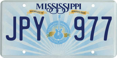 MS license plate JPY977