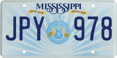 MS license plate JPY978