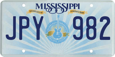 MS license plate JPY982
