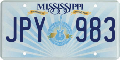 MS license plate JPY983