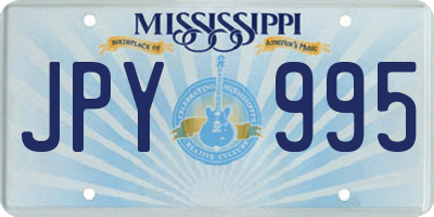 MS license plate JPY995