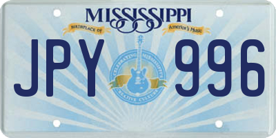 MS license plate JPY996