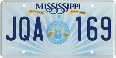 MS license plate JQA169
