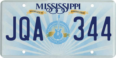 MS license plate JQA344