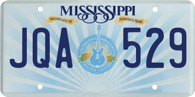 MS license plate JQA529