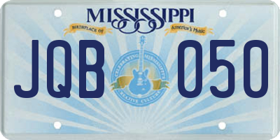 MS license plate JQB050