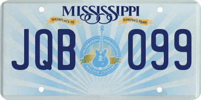MS license plate JQB099