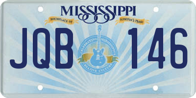 MS license plate JQB146