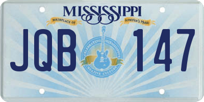 MS license plate JQB147