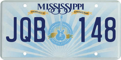 MS license plate JQB148