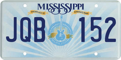 MS license plate JQB152