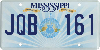 MS license plate JQB161