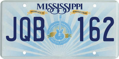 MS license plate JQB162