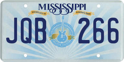 MS license plate JQB266