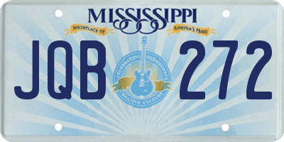 MS license plate JQB272