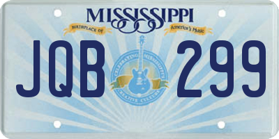 MS license plate JQB299