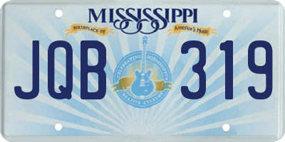 MS license plate JQB319