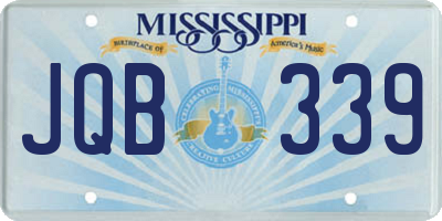 MS license plate JQB339