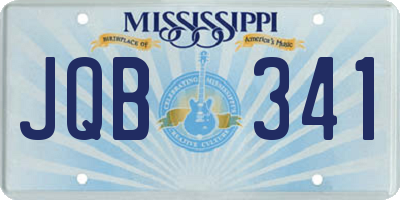 MS license plate JQB341