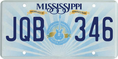 MS license plate JQB346