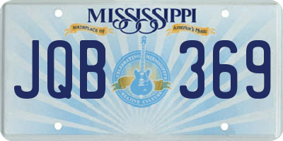MS license plate JQB369