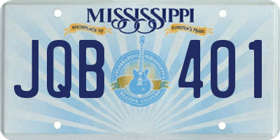 MS license plate JQB401