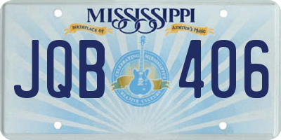MS license plate JQB406