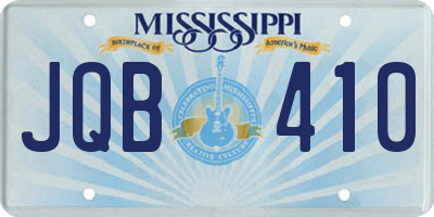 MS license plate JQB410