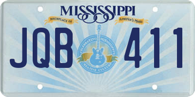 MS license plate JQB411