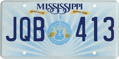 MS license plate JQB413