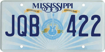 MS license plate JQB422