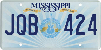 MS license plate JQB424