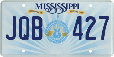 MS license plate JQB427