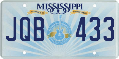 MS license plate JQB433