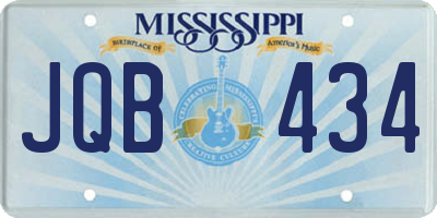MS license plate JQB434