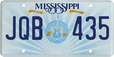 MS license plate JQB435