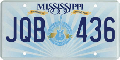 MS license plate JQB436