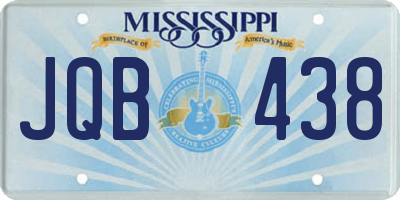 MS license plate JQB438