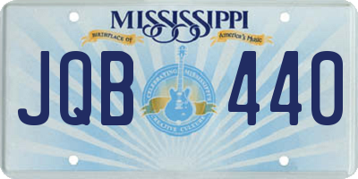 MS license plate JQB440