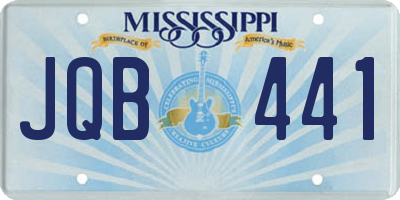 MS license plate JQB441