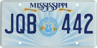 MS license plate JQB442