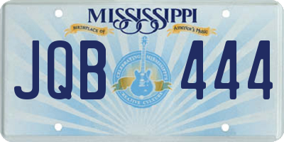 MS license plate JQB444