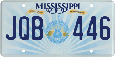 MS license plate JQB446