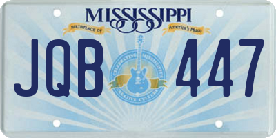 MS license plate JQB447