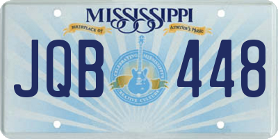 MS license plate JQB448