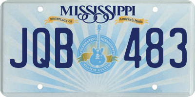 MS license plate JQB483
