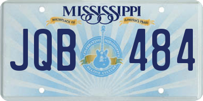 MS license plate JQB484