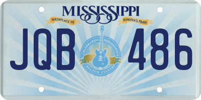 MS license plate JQB486
